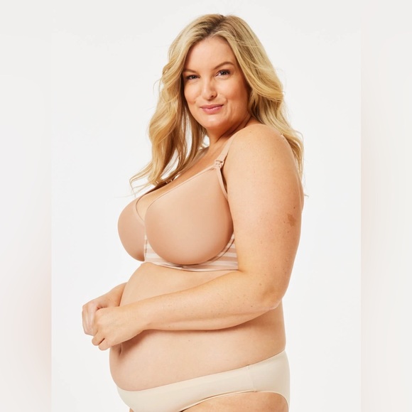 cake maternity Other - NWOT Cake Maternity Lamington T-Shirt Nursing Bra Beige 36DDD 36F